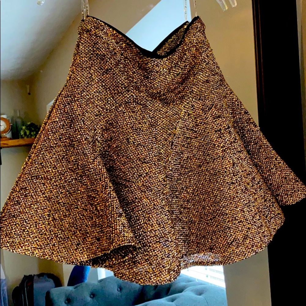 Gold Shimmer Skirt